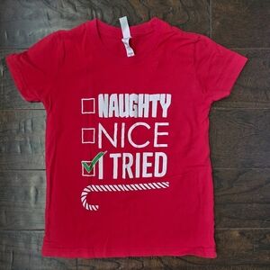 Naughty Nice Kids T-Shirt